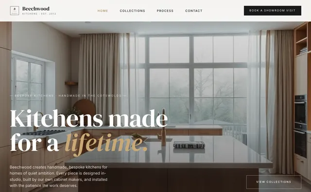 Beechwood Kitchens website design