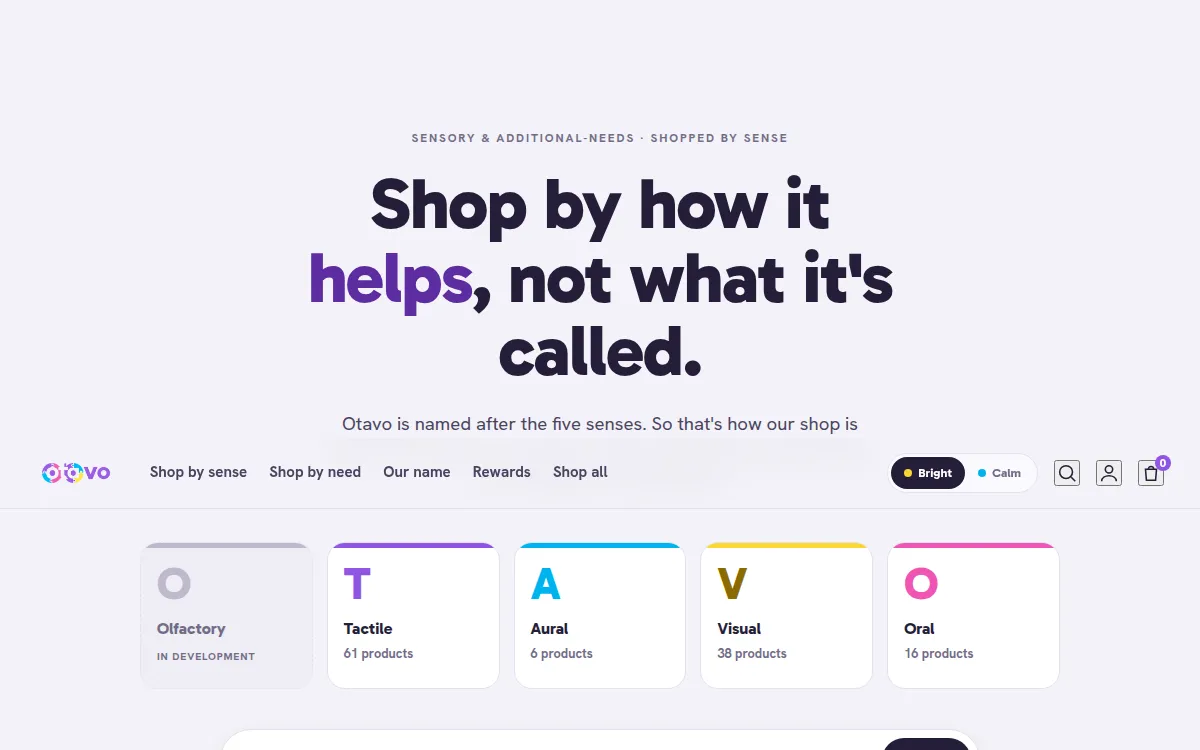 Otavo website design